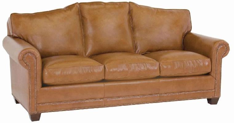 DESIGNER STYLE-ARCHED BACK LEATHER SOFA