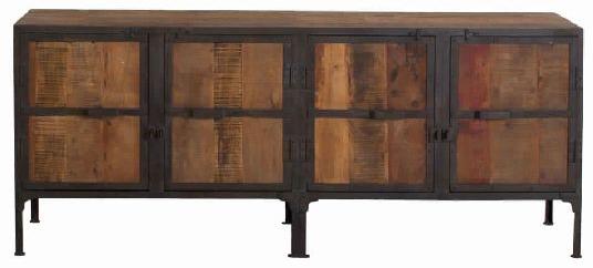 RECLAIMED WOOD CONSOLE TABLE