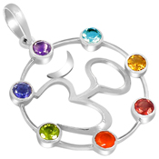 Dharma Silver Chakra Pendant, Occasion : Party