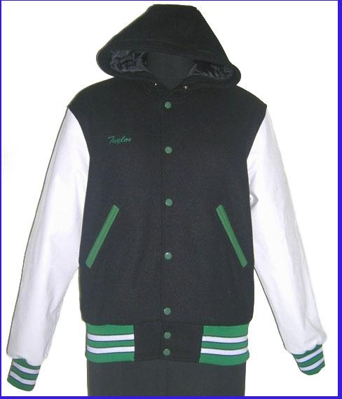 Hood Varsity Jackets for Women Navy and White
