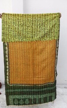Channi Multi-colored Silk Kantha Shawls, Gender : Unisex