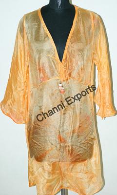 Women silk kaftan