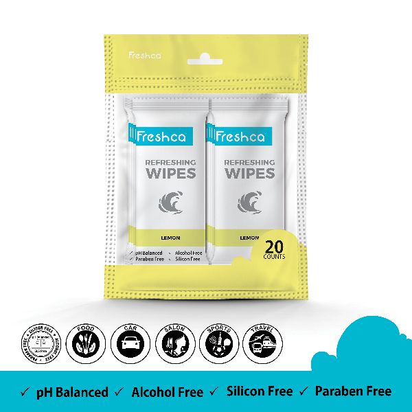 lemon wet wipes