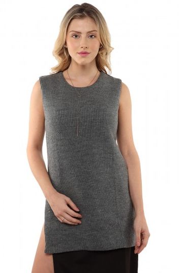 Ladies Grey One Piece Dress