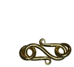 Gold Plated Sterling Silver Fishook Clasp