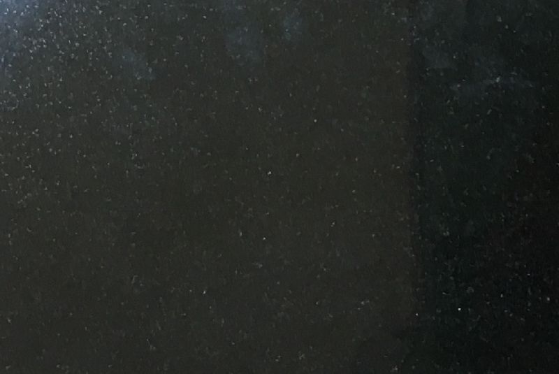 Polished Chamrajnagar Black Granite Slab, for Countertop, Flooring