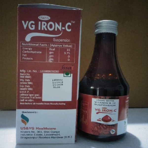 VG Iron-C Suspension, Form : Liquid