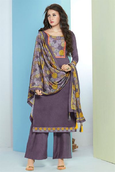 Silk Printed Casual Wear Salwar Kameez