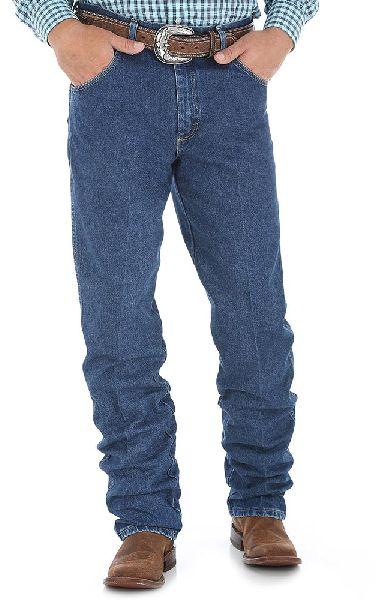 Regular Fit Cotton Mens Denim Jeans, for Casual Wear, Technics : Plain Dyed