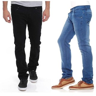 Plain Mens Regular Fit Jeans, Size : XL, XXL, XXXL