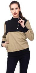100% Cotton Latest Design Ladies Sweatshirt, Pattern : Plain Printed