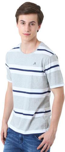 Cotton Round Neck Mens Half Sleeve T-Shirt, Occasion : Daily Wear, Office Wear