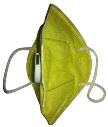 Earloop Filter Dust Face Mask, Color : Yellow