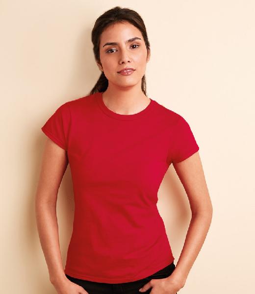 Cotton Ladies Round Neck T-Shirt, Size : M, XL, XXL, XXXL