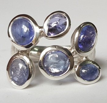 Natural Gemstone 925 Sterling Silver Sugilite Ring