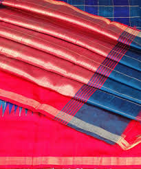 Printed Multicolor Dupion Silk Saree, Technics : Handloom