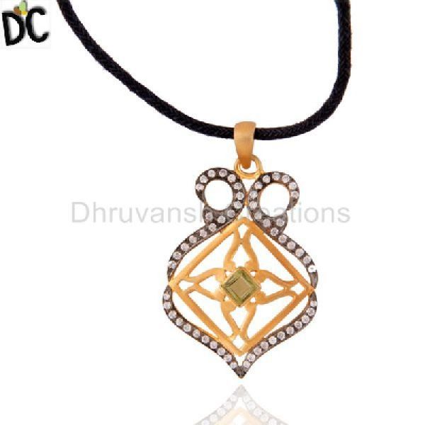 Silver Pendant And Necklace, Color : Gold, Black
