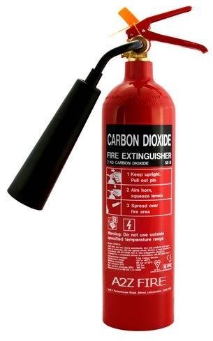 Steel fire extinguisher, Gas Type : CO2