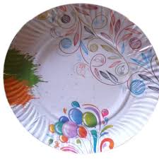 Round Printed Paper Plate, for Event, Party, Feature : Disposable, Disposable, Lightweight