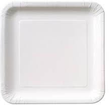 Square Paper Plate, for Event, Party, Snacks, Feature : Disposable, Disposable, Eco Friendly, Lightweight