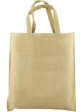 Eco Friendly Jute Bag, for Shopping Use, Style : Rope Handle