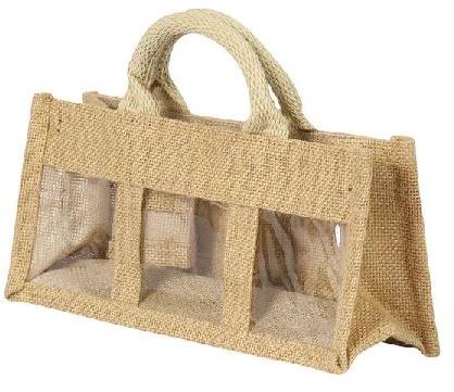 Jute Utility Bag, for Gift, Promotion, Style : Rope Handle, Handled