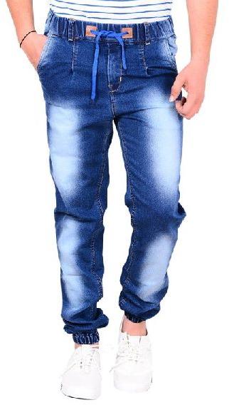 Mens Jogger Jeans, Feature : Anti Wrinkle, Anti-Shrink, Color Fade ...