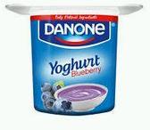 Danone Blueberry Flavoured Yoghurt