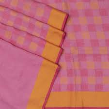 Simple Linen Checkered Sarees, Age Group : Adult