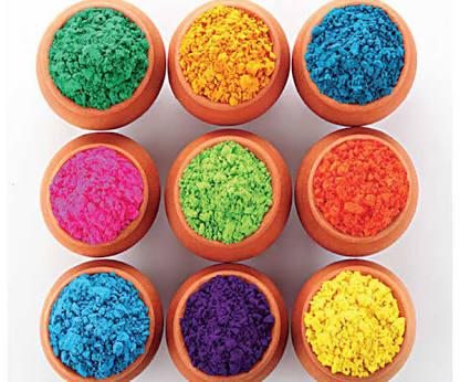 Herbal Holi Color, Packaging Type : Packed in Paper Box