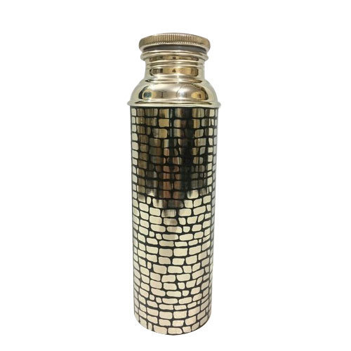 Round Fancy Copper Bottle, Feature : Hard Structure, Pattern : Printed