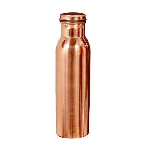 Plain Jointless Copper Bottle, Storage Capacity : 1ltr