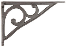 Metal iron wall bracket, Color : black, lacquered, waxed etc.