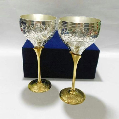 Plain Polished brass glass, Packaging Type : Box