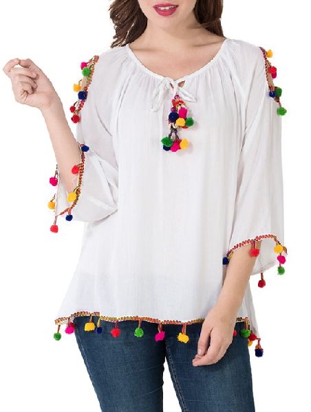 fancy ladies jeans top