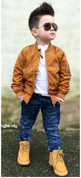 Plain boys jacket, Size : M, XL, XXL
