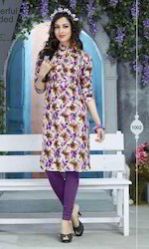 Rayon Printed Kurti, Occasion : Casual Wear