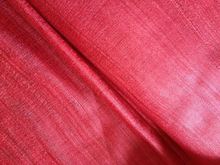 Blessed assurance Plain Dyed raw silk fabric, Technics : Woven