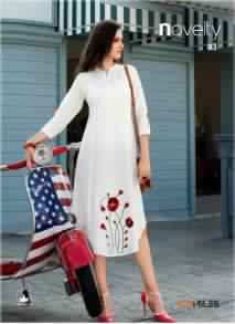 Cotton Embroidered Kurtis, Occasion : Casual