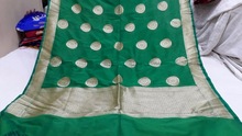 Owomaniya Banarasi Pure Silk Dupatta, Feature : Dry Wash
