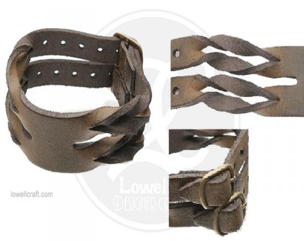 LEATHER BRACELET BRAIDED, Dimension : ADJUSTABLE