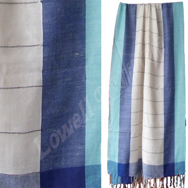 VISCOS STRIPE DESIGN STOLE, Overall Dimension : 25WX72H (INCHS)