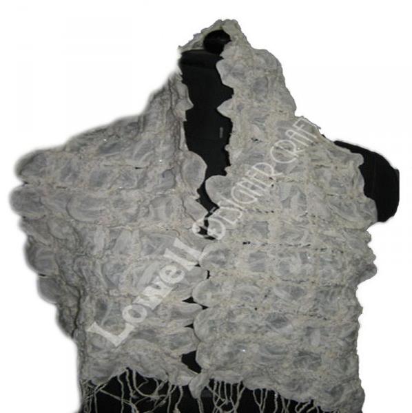 COTTON Viscose Lycra Stole, Color : GREY