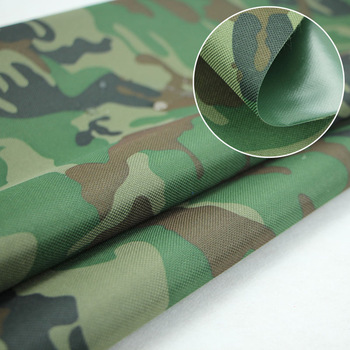 PU Coated Waterproof Camouflage Fabric for luggage