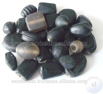 Assorted shapes of Plain Indian Glass Beads