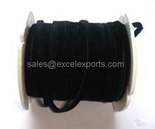 Suede Leather Laces Black