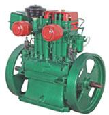 Lister type diesel engine 16hp 850 rpm