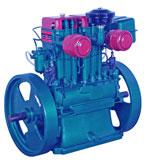 Lister type diesel engine 20hp 1000 rpm
