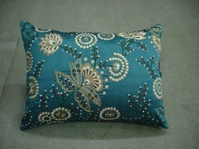  100% Polyester INDIAN EMBROIDERY CUSHION COVER, for Decorative, Technics : Handmade