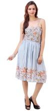 PRINTED LADIES CASUAL DRESSES FOR SUMMER, Feature : Plus Size, Washable